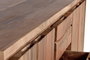 Giner y Colomer Aparador 4 Puertas Madera de Acacia Natural 82 x 172 x 45 cm